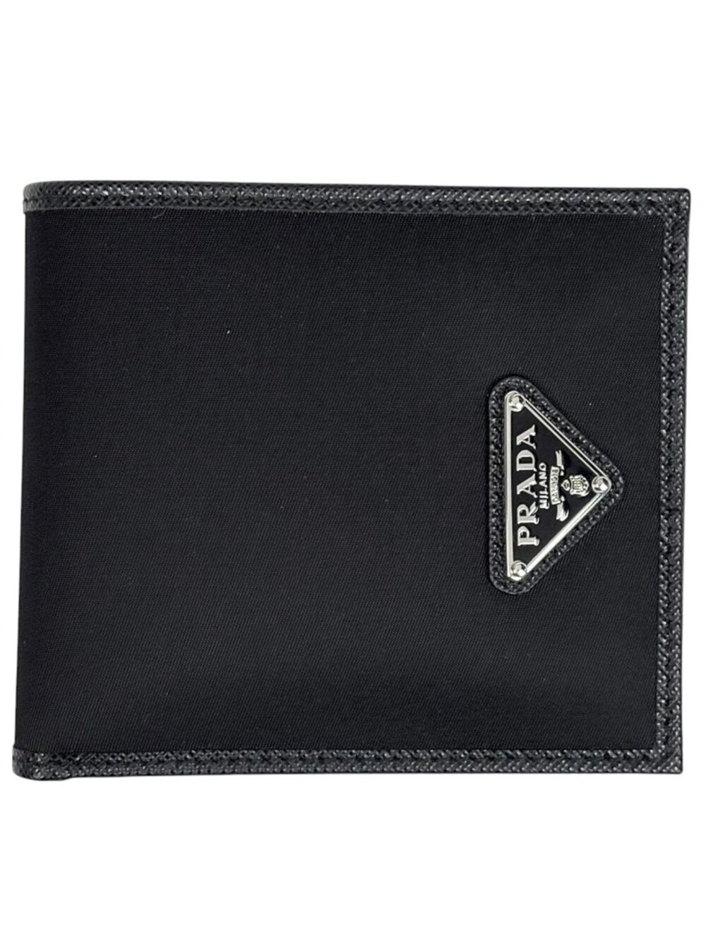 Prada Bifold Wallet Nylon Nero